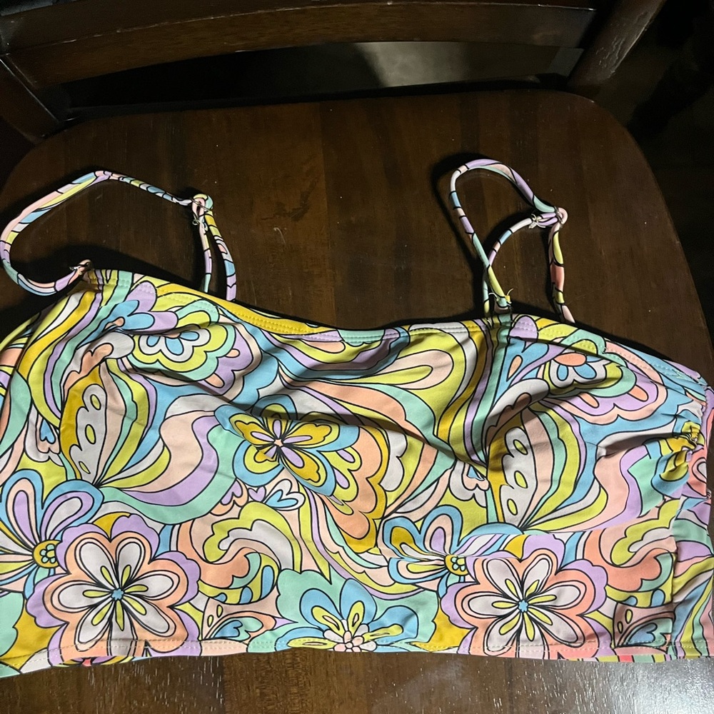 Colorful Swim Top